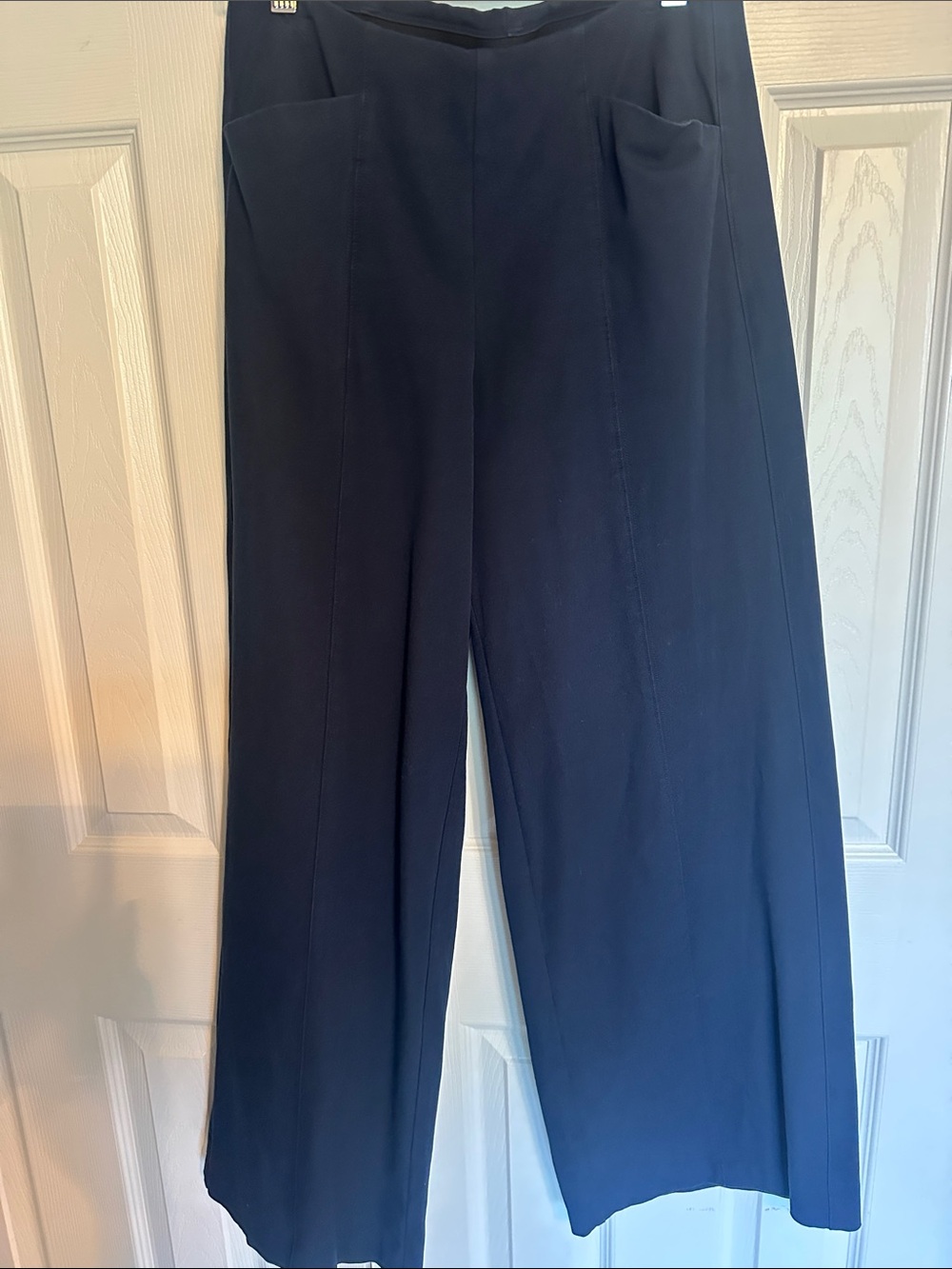 Navy Wide-Leg Dress Pants -read description